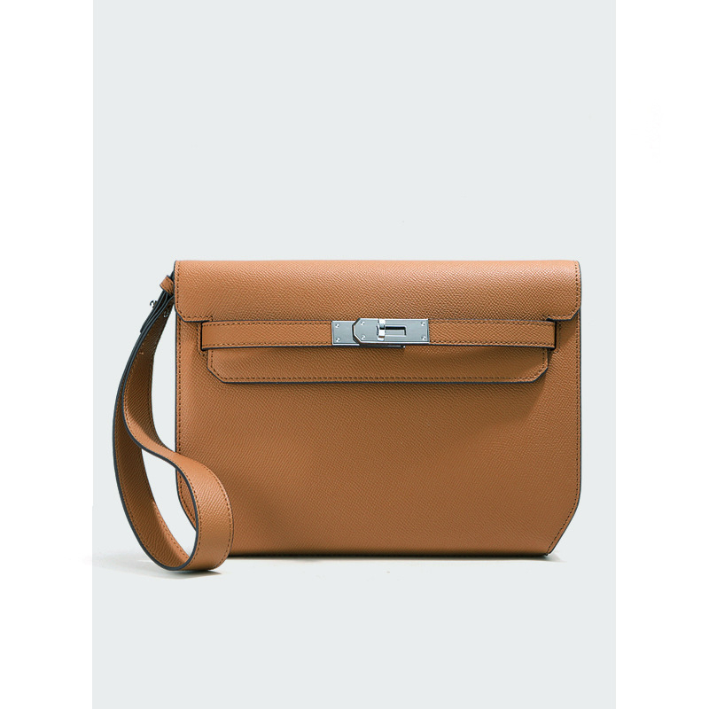 Geantă messenger din piele naturală, construcție din piele de vacă dublă, deschidere cu capac, unisex, cu trei curele