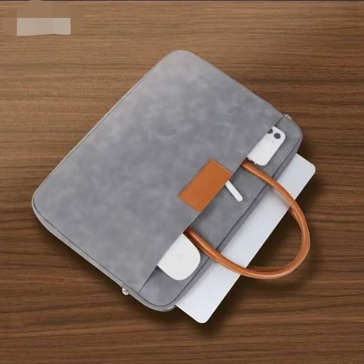 Geantă de laptop business – material PU respirabil, stil urban minimalist, căptușeală din piele sintetică, primăvara 2025, unisex