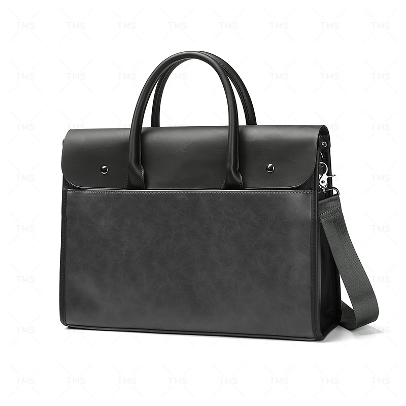 Muška torba s motivom Crazy Horse, PU koža, PU podstava, crossbody torba za poslovna putovanja