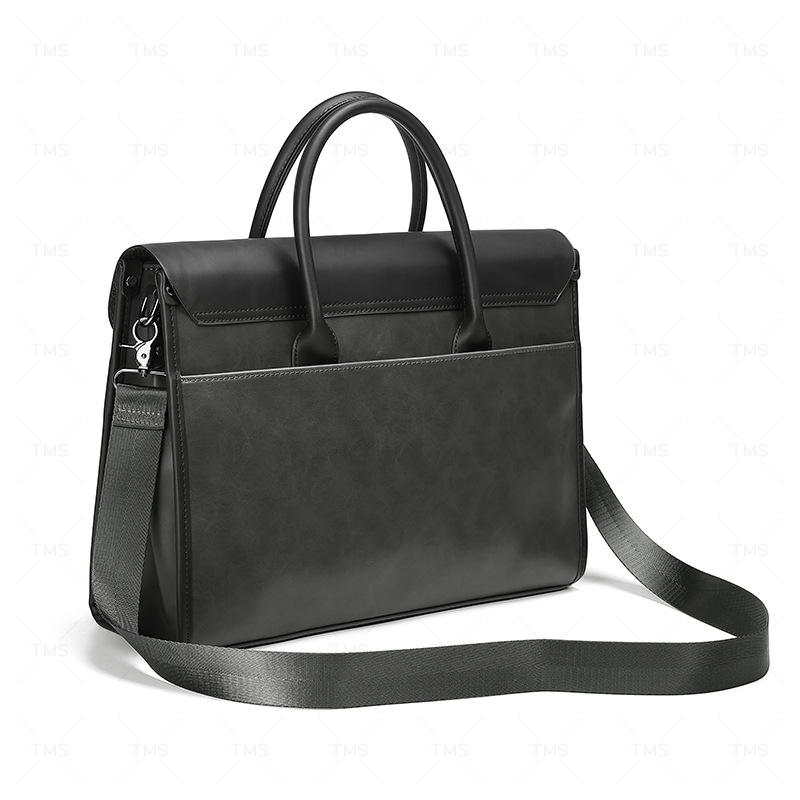 Muška torba s motivom Crazy Horse, PU koža, PU podstava, crossbody torba za poslovna putovanja