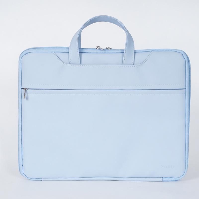 Τσάντα λάπτοπ από PVC με πλήρες άνοιγμα, αστικό στυλ, φορητός φάκελος για άνδρες, επένδυση από συνθετικό δέρμα, άνοιξη 2025