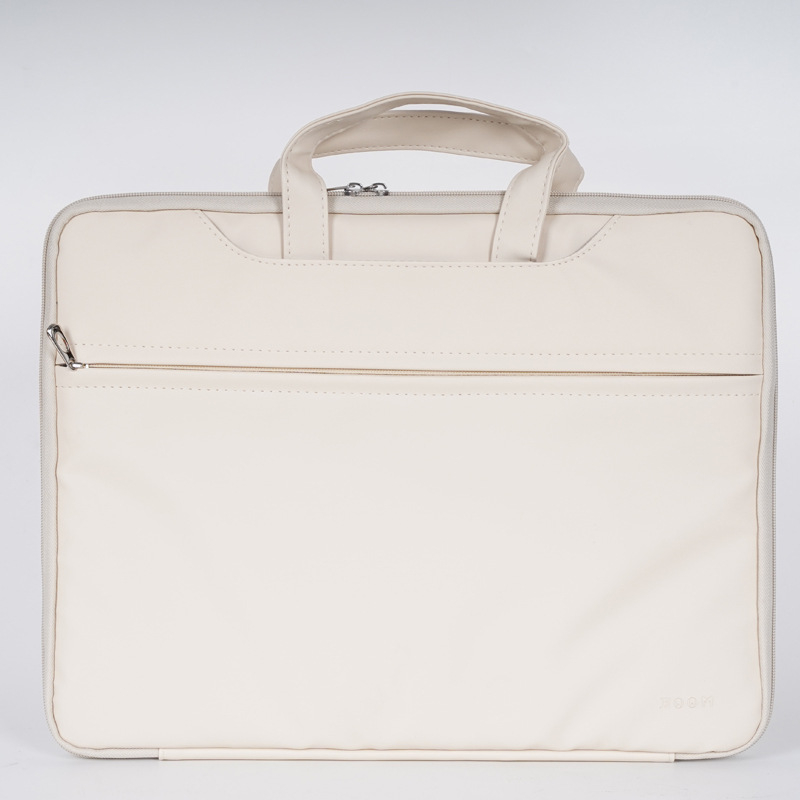 Τσάντα λάπτοπ από PVC με πλήρες άνοιγμα, αστικό στυλ, φορητός φάκελος για άνδρες, επένδυση από συνθετικό δέρμα, άνοιξη 2025