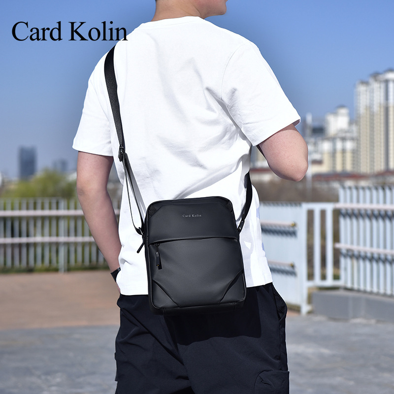 Muška crossbody torba preko ramena – gradska jednostavnost (Najlon; podstava: poliester; vodootporna; ultra lagana)