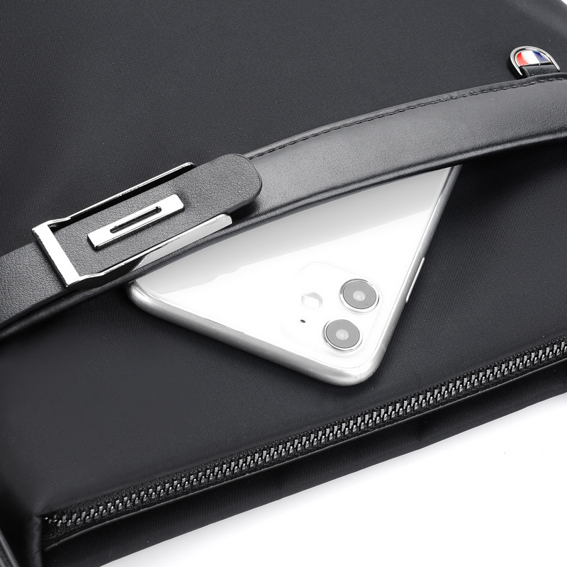 Muška torba preko ramena za poslovno putovanje – Oxford tkanina, vodootporna, stane laptop, Model 6019