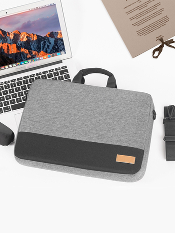 Hongyi Unisex Τσάντα Για Φορητό Υπολογιστή, Αδιάβροχη και Ανθεκτική στους Κραδασμούς, Εξωτερικό και Επένδυση από Πολυεστέρα, Με Ιμάντα Cross-Body, Χειμερινή Έκδοση 2024