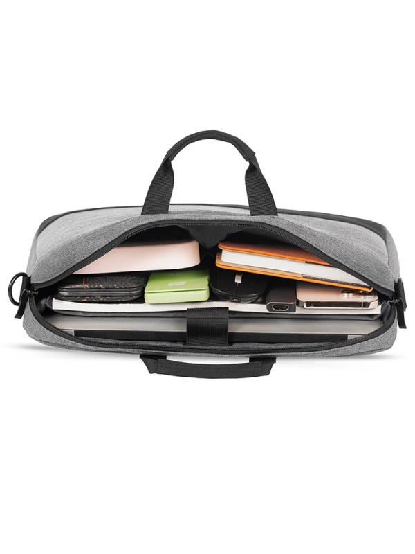 Hongyi Unisex Τσάντα Για Φορητό Υπολογιστή, Αδιάβροχη και Ανθεκτική στους Κραδασμούς, Εξωτερικό και Επένδυση από Πολυεστέρα, Με Ιμάντα Cross-Body, Χειμερινή Έκδοση 2024