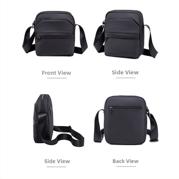 Muška messenger crossbody torba – vodootporna, izuzetno lagana, otporna na habanje; poliester; Yoban