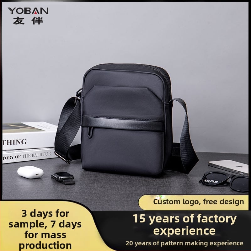Muška messenger crossbody torba – vodootporna, izuzetno lagana, otporna na habanje; poliester; Yoban