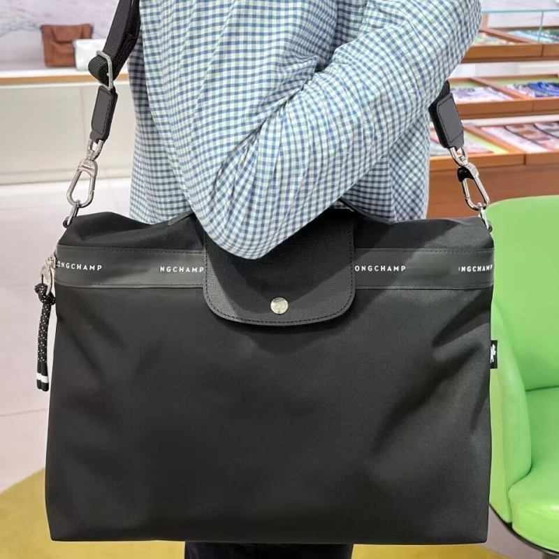 Geantă pentru laptop din nailon - impermeabilă, ultra ușoară, rezistentă, material: nailon, toamnă 2025