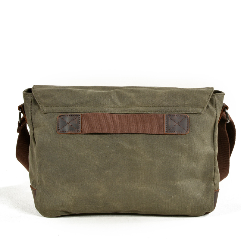 Muška platnena crossbody torba 6027 — jedinstven dizajn, podstava od poliester-pamuk, poslovna torba za poslovna putovanja