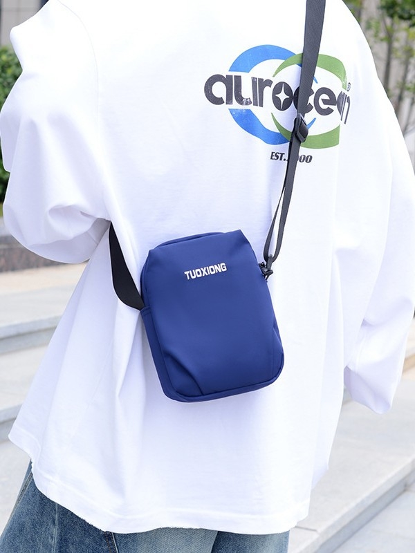 Muška vodootporna crossbody torba preko ramena, velika zapremina, više pretinaca, gradski stil, lagana