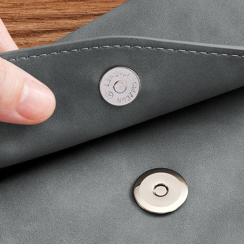 Ino PU кожена папка за документи, голям капацитет за съхранение, съхранение на документи и договори, закопчаване със щипка, правоъгълна форма