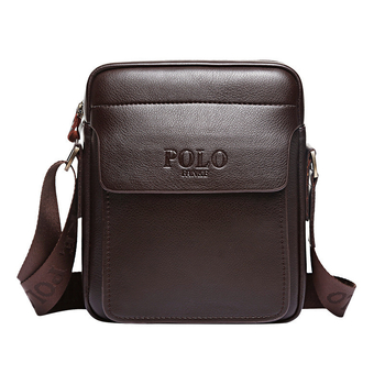Muška torba za rame - poslovni stil, PU koža, podstava od poliestera, model 9002