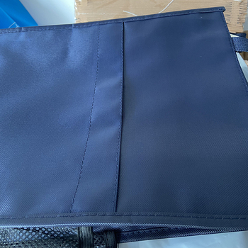 Вертикална документна чанта от Oxford платно с цип, персонализируема с печат на лого, модел 916