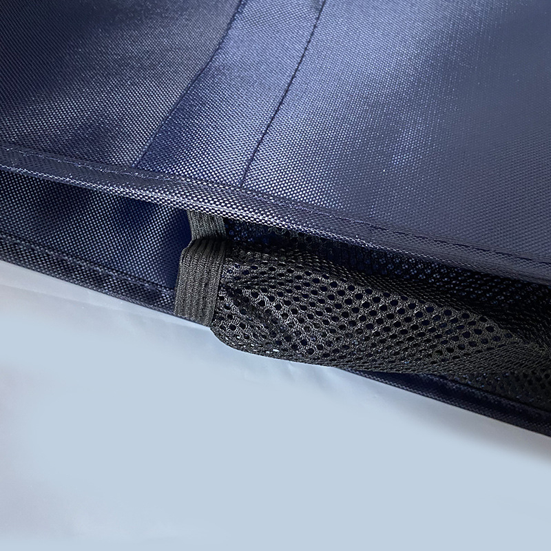 Вертикална документна чанта от Oxford платно с цип, персонализируема с печат на лого, модел 916