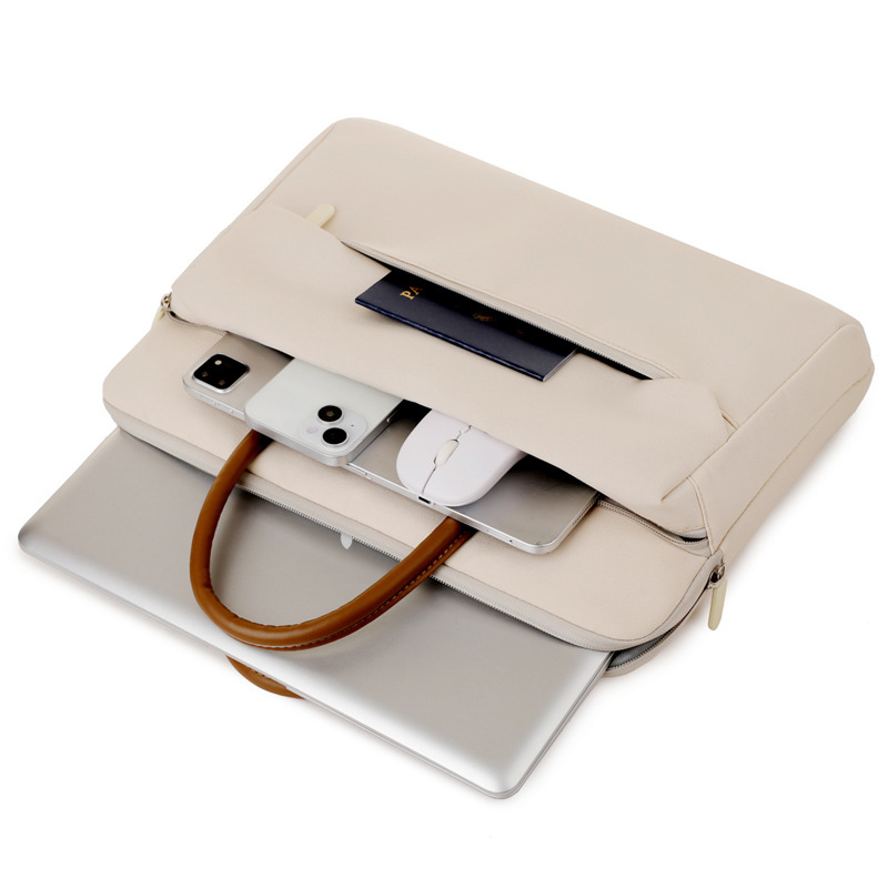 Γυναικεία τσάντα για φορητό υπολογιστή — νάιλον, διαπνέουσα, αδιάβροχη, αντιβακτηριακή; αστικός μινιμαλιστικός, πολυλειτουργικός σχεδιασμός