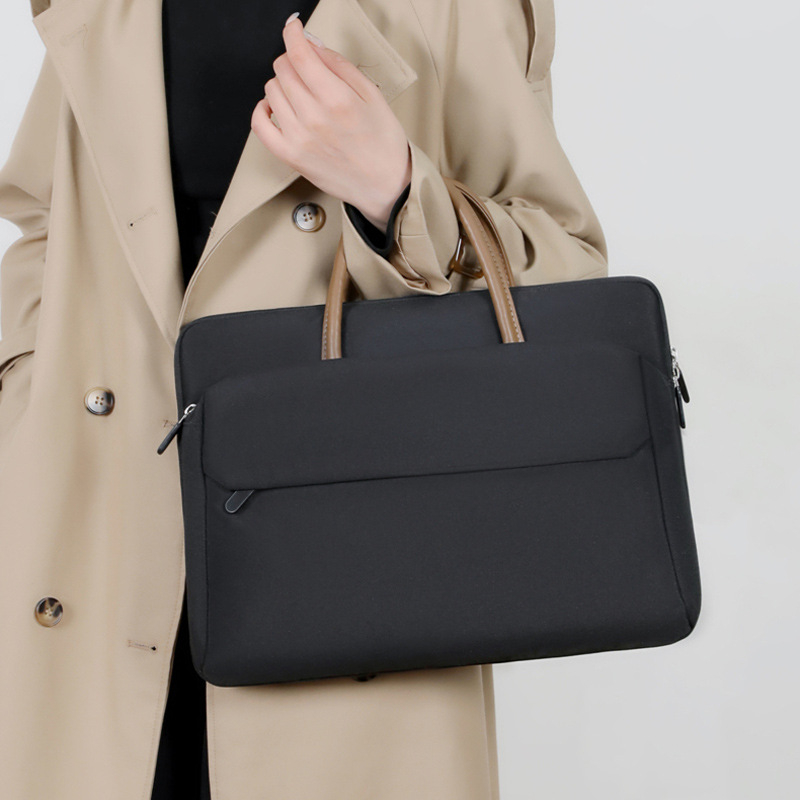 Γυναικεία τσάντα για φορητό υπολογιστή — νάιλον, διαπνέουσα, αδιάβροχη, αντιβακτηριακή; αστικός μινιμαλιστικός, πολυλειτουργικός σχεδιασμός