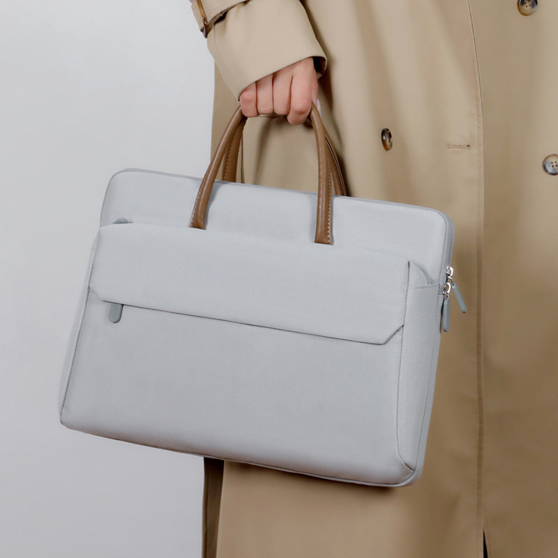 Γυναικεία τσάντα για φορητό υπολογιστή — νάιλον, διαπνέουσα, αδιάβροχη, αντιβακτηριακή; αστικός μινιμαλιστικός, πολυλειτουργικός σχεδιασμός