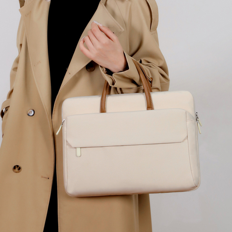 Γυναικεία τσάντα για φορητό υπολογιστή — νάιλον, διαπνέουσα, αδιάβροχη, αντιβακτηριακή; αστικός μινιμαλιστικός, πολυλειτουργικός σχεδιασμός