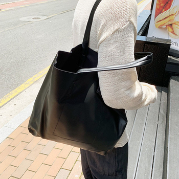 Muška Tote torba za poslovno putovanje - PU koža, vodootporna, ultra lagana, proširiva (Stil: poslovno putovanje; Materijal: PU koža; Uzorak: jednobojan; Funkcije: vodootporna, ultra lagana, proširiva)