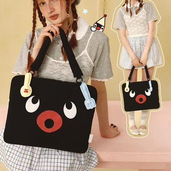 Γυναικεία τσάντα για φορητό υπολογιστή για καθημερινές μετακινήσεις, από νάιλον, με προστασία κατά κλοπής και αντισεισμική προστασία; άνοιγμα με φερμουάρ, γάντζο ή κορδόνι; εσωτερικό διαχωριστικό για κάρτες; κατάλληλη για εκπαίδευση εκτός campus.