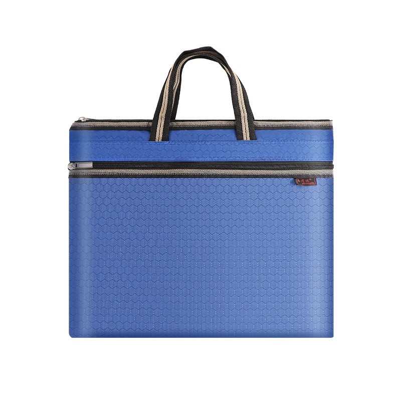 Документна чанта от оксфордска материя с цип, стил оксфорд, проста форма, марка Lixing