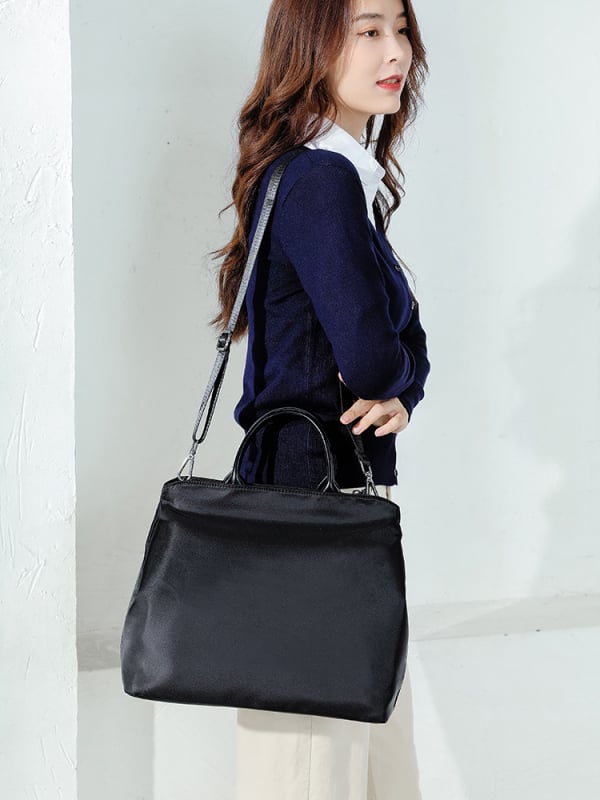 Xinhuada γυναικεία τσάντα φορητού υπολογιστή, μεγάλης χωρητικότητας, αδιάβροχη, ανθεκτική στη φθορά, αντικραδασμική, μειώνει το φορτίο, Oxford ύφασμα