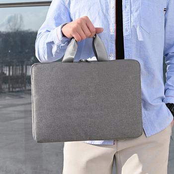 Geantă subțire pentru laptop din Oxford, rezistentă la șocuri, pentru birou și documente
