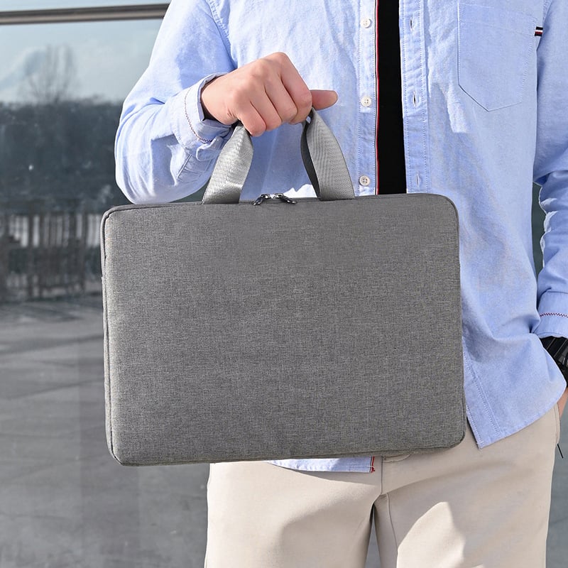 Geantă subțire pentru laptop din Oxford, rezistentă la șocuri, pentru birou și documente