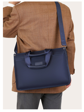 Poslovna torbica od vodootporne Oxford tkanine, velika zapremina s višeslojnim unutarnjim rasporedom, ultralak i otporan na habanje (Waterproof Oxford cloth; large capacity; multi-layer interior; ultralight; wear-resistant)