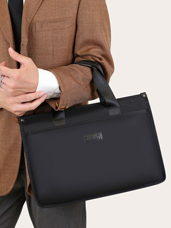 Poslovna torbica od vodootporne Oxford tkanine, velika zapremina s višeslojnim unutarnjim rasporedom, ultralak i otporan na habanje (Waterproof Oxford cloth; large capacity; multi-layer interior; ultralight; wear-resistant)