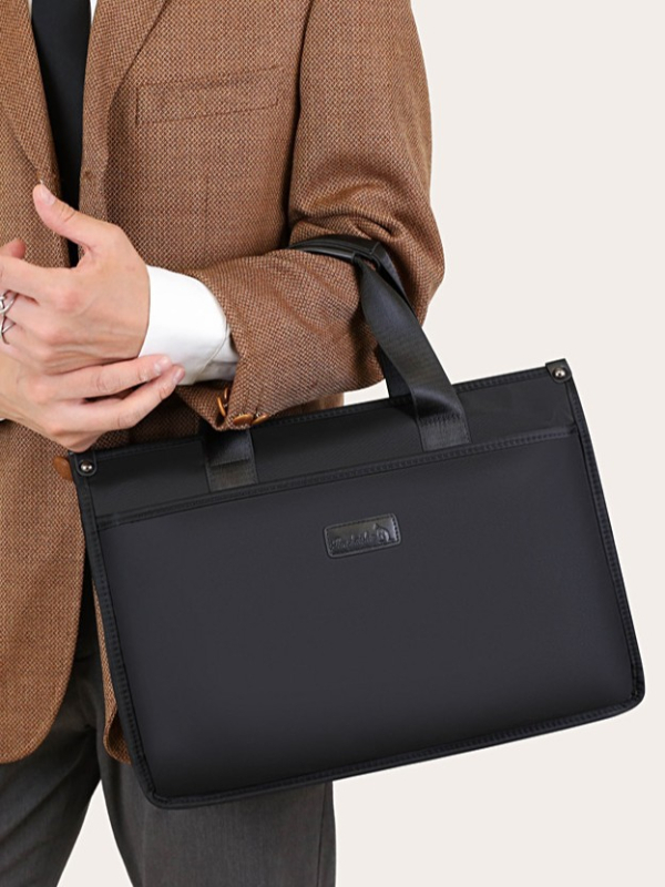 Poslovna torbica od vodootporne Oxford tkanine, velika zapremina s višeslojnim unutarnjim rasporedom, ultralak i otporan na habanje (Waterproof Oxford cloth; large capacity; multi-layer interior; ultralight; wear-resistant)