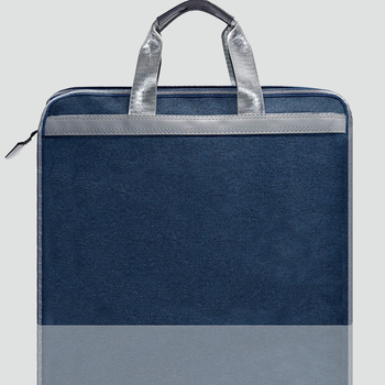 XT-8817 Oxford плат документна чанта с цип, печатано лого, тегло 0.25 кг