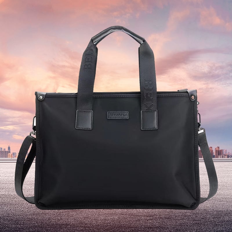 Muška crossbody torba za poslovna putovanja, tkanina, podstava poliester-pamuk, jesen 2024