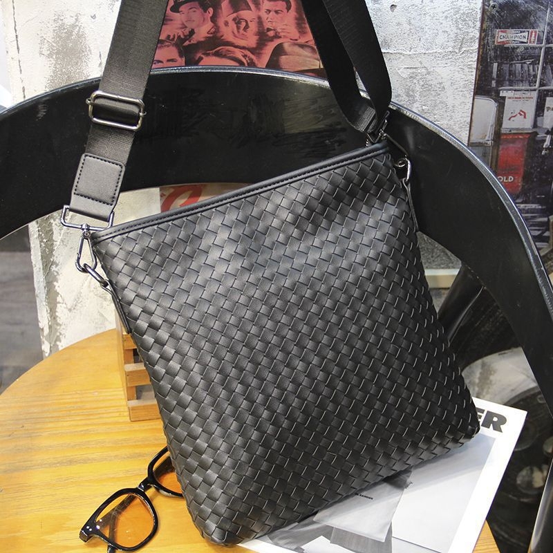 Muška torba preko ramena - corduroy materijal, PU podstava, Qinlang, proljeće 2018