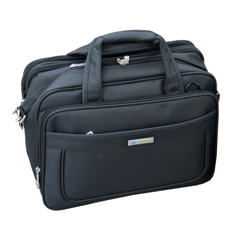 Muška torba za laptop 16 inča, velika kapaciteta, za poslovna putovanja, s crossbody remenom