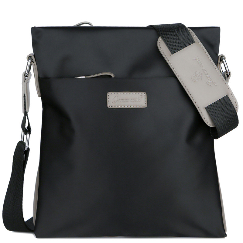 Prince Bird muška torba preko ramena, gradski minimalistički stil, Oxford platno, zatvarač, okomiti kvadratni oblik, može primiti 8-inčni laptop, unutarnji džepovi: džep sa zatvaračem, džep za telefon, džep za ID