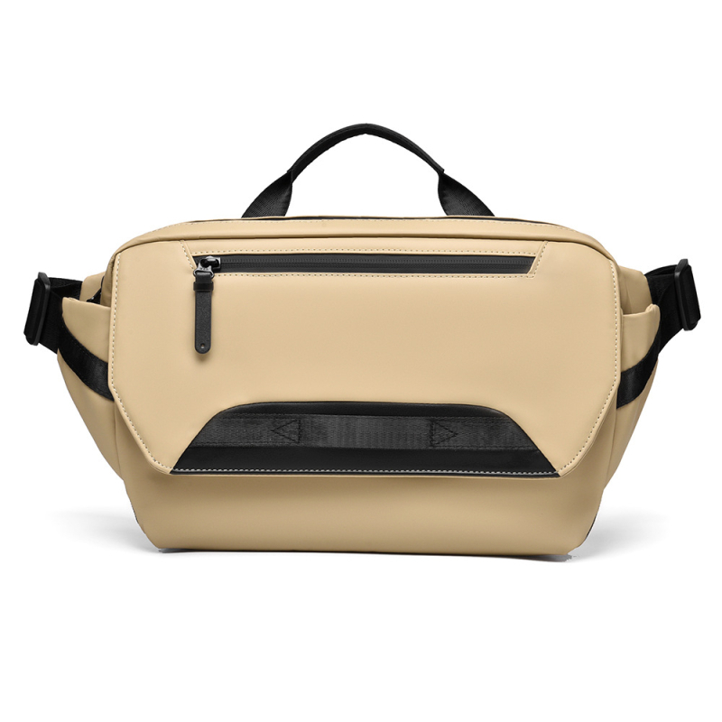 Muška crossbody torba – Velika kapaciteta, Stil za putovanje, Vodootporna, Materijal: Film, Podstava od tkanine