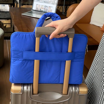 Τσάντα για φορητό υπολογιστή – Αδιάβροχη, αντικραδασμική και πολύ ελαφριά, συμβατή με 15 ιντσών, υλικό πολυεστέρας, αστικός μινιμαλισμός, φορητή επαγγελματική στυλ, άνοιξη 2025