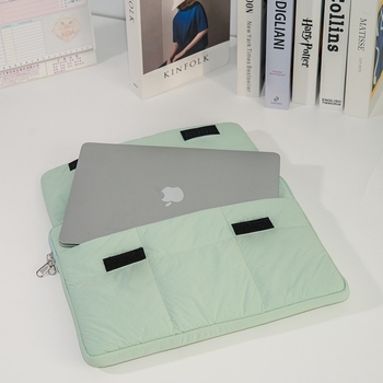 Τσάντα για φορητό υπολογιστή – Αδιάβροχη, αντικραδασμική και πολύ ελαφριά, συμβατή με 15 ιντσών, υλικό πολυεστέρας, αστικός μινιμαλισμός, φορητή επαγγελματική στυλ, άνοιξη 2025