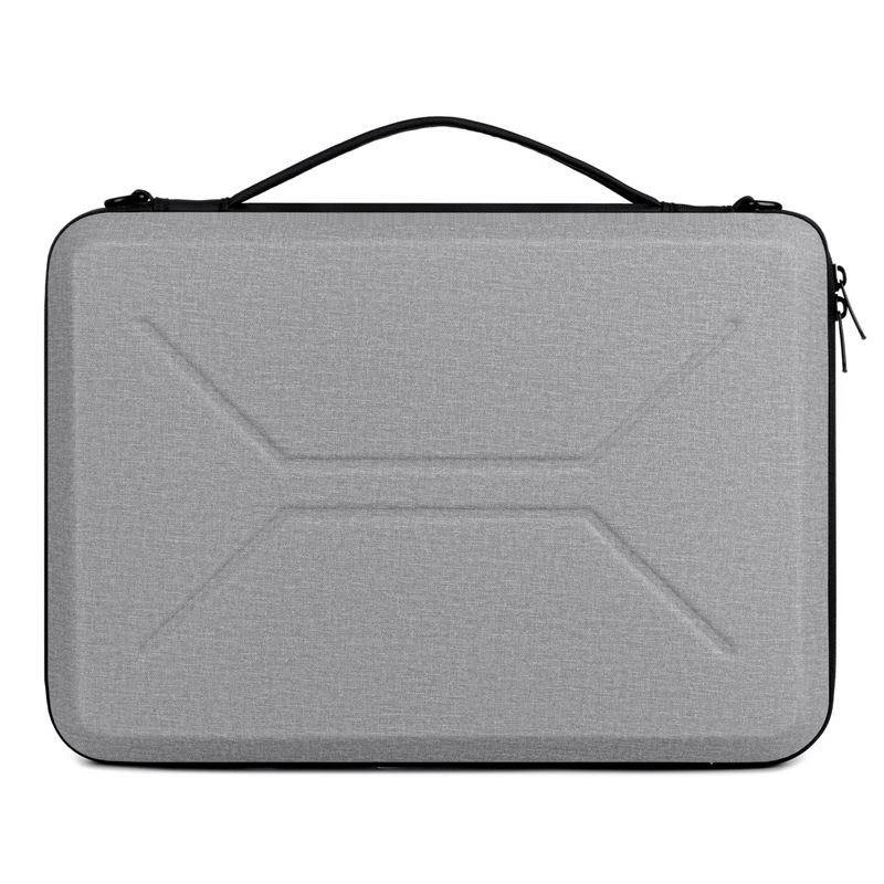 EVA triecienizturīga stingra soma datoram un planšetdatoram, crossbody soma biznesa ceļojumiem, universāla, pilsētas vienkāršība (Materiāls: EVA; Iekšpuse: poliesters; Raksts: vienkrāsains; Stils: pilsētas vienkāršība)