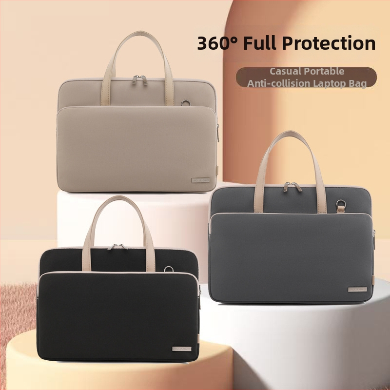 Portatīvā datora soma, izturīgs Oxford audums, neilona oderējums, pilsētas minimalistiskais stils, pārnēsājamā biznesa soma