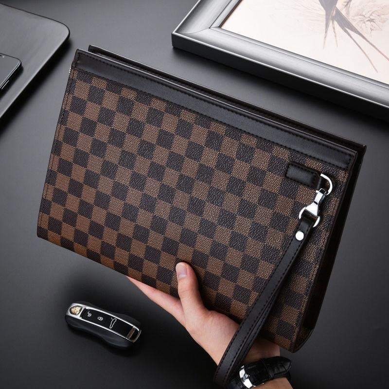 PU muška torbica clutch za poslovna putovanja, velika zapremina, casual stil