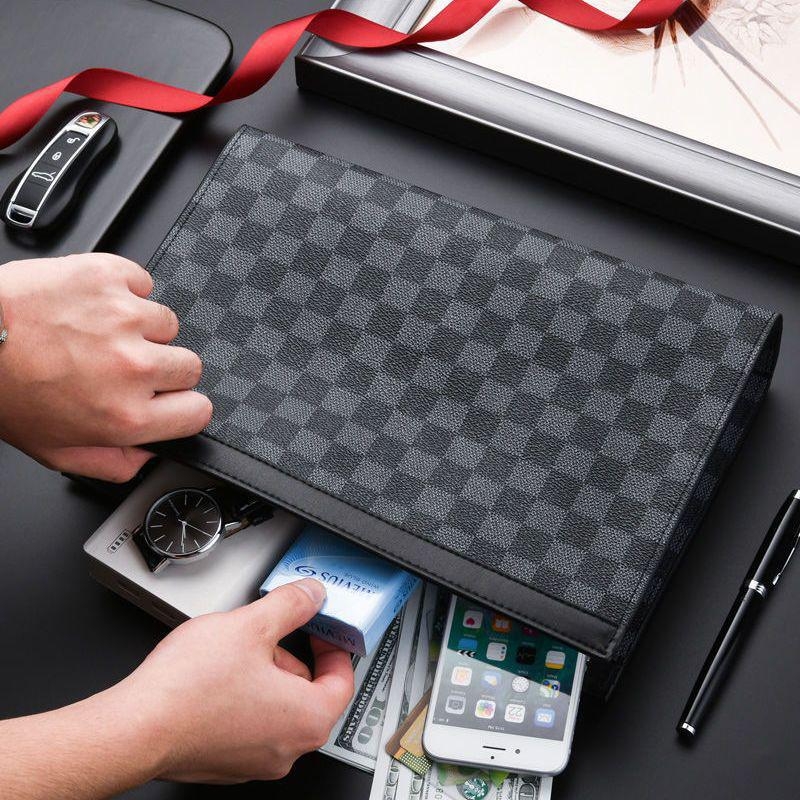 PU muška torbica clutch za poslovna putovanja, velika zapremina, casual stil