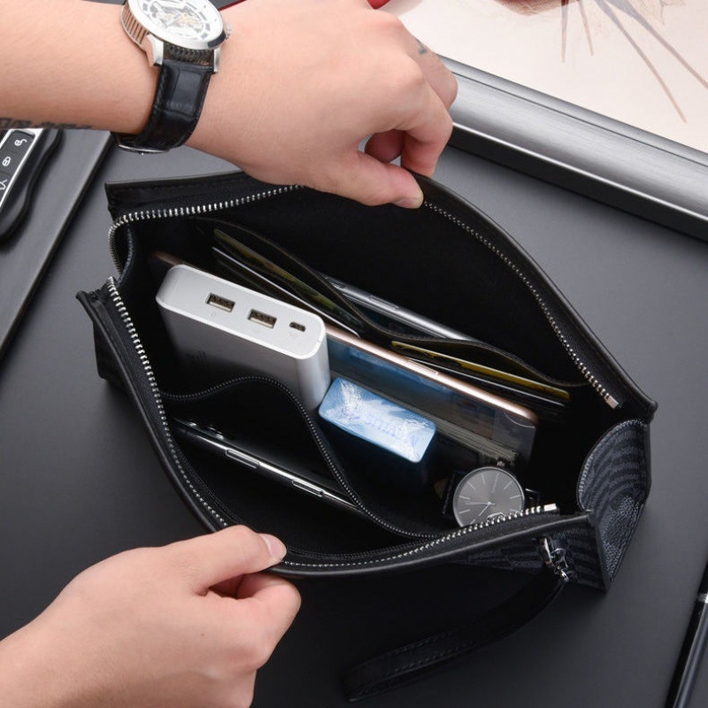 PU muška torbica clutch za poslovna putovanja, velika zapremina, casual stil