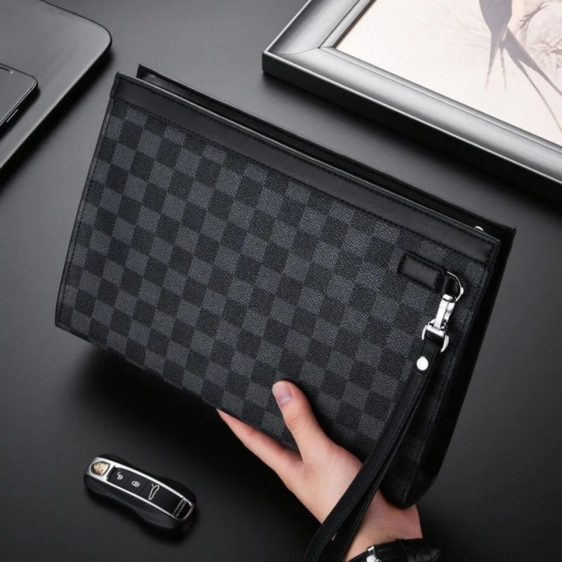 PU muška torbica clutch za poslovna putovanja, velika zapremina, casual stil