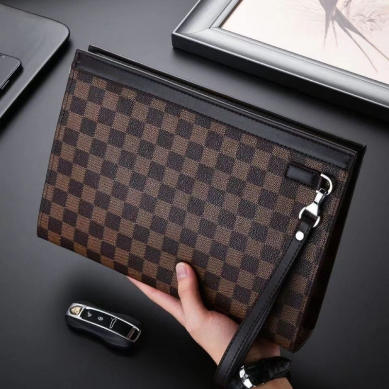 PU muška torbica clutch za poslovna putovanja, velika zapremina, casual stil