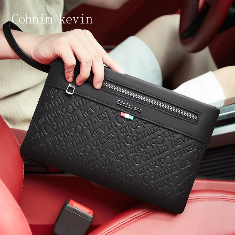 Muški clutch – mikrovlaknasta sintetička koža, vodootporan, model C238, jednostavan uzorak, za poslovna putovanja