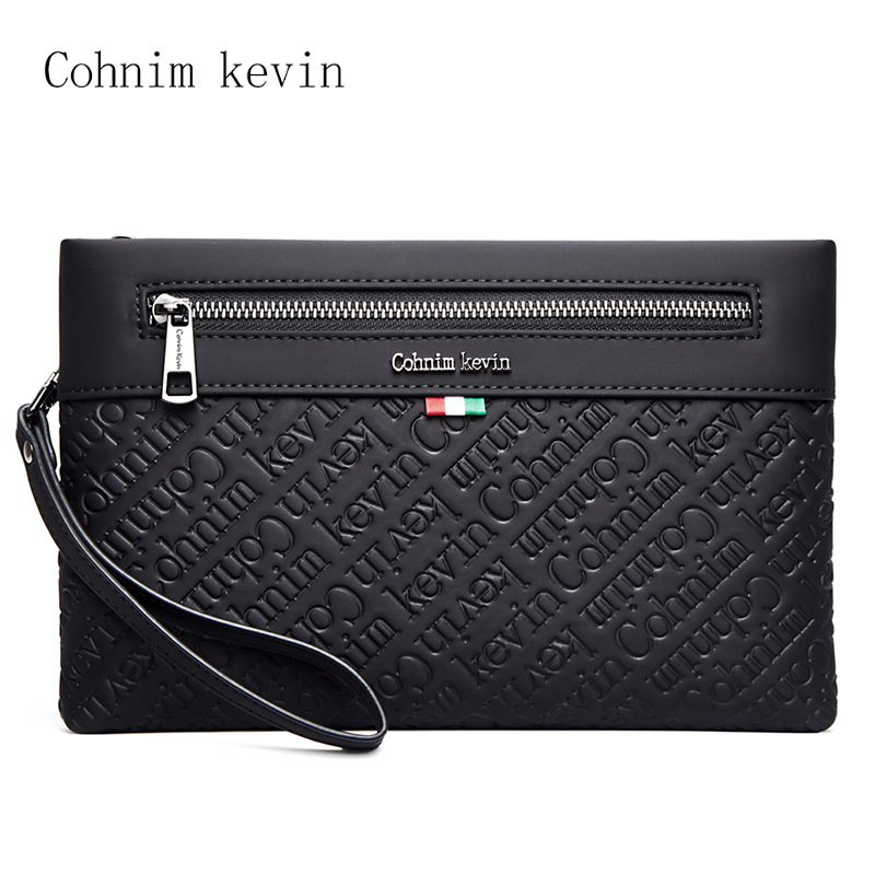 Muški clutch – mikrovlaknasta sintetička koža, vodootporan, model C238, jednostavan uzorak, za poslovna putovanja