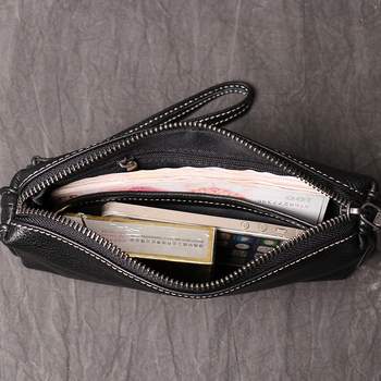 Muški kožni clutch novčanik – koža prvog sloja, gradski minimalistički stil, tanak dizajn, za svakodnevnu uporabu